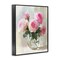 Stupell Industries Glass Vase Pink Roses Framed Giclee, design by Petal Prints Design
